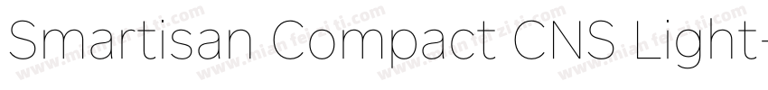 Smartisan Compact CNS Light字体转换